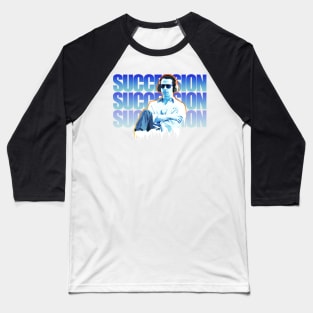 succession, tv series fan works graphic design by ironpalette Baseball T-Shirt